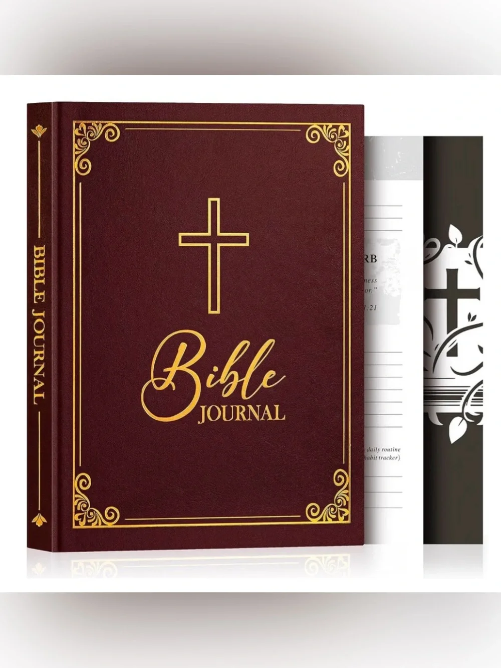 Bible Prayer Journal brown hardcover